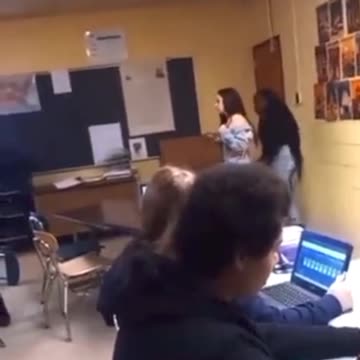 Student hits teacher