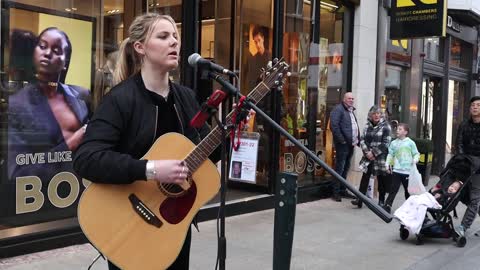 Introducing New Grafton Street Busker Tilly Cripwell with "Let It Be" by The Beatles.