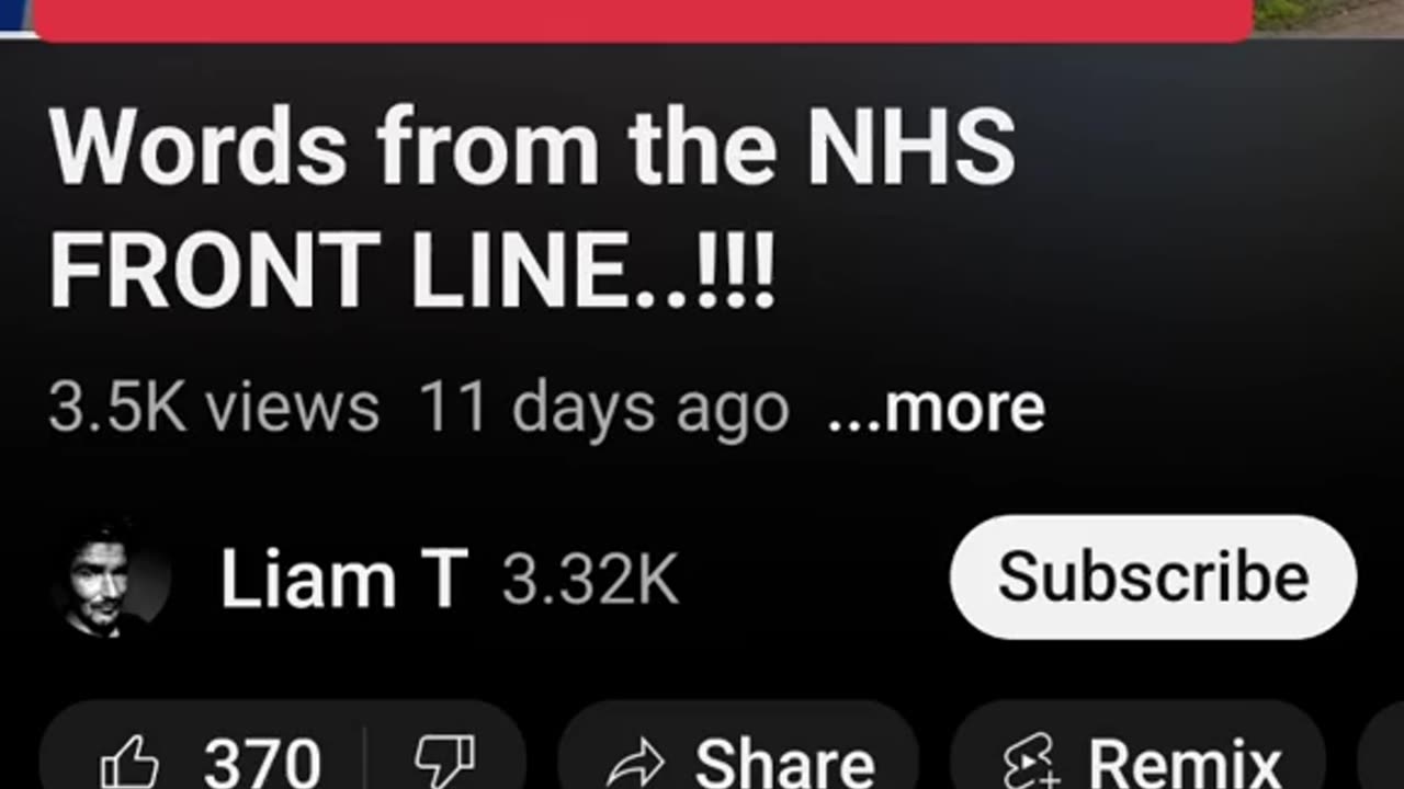 Words from the NHS Front Line!!!