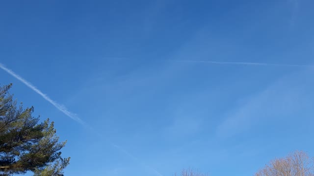 They have increased the chemtrail spraying.