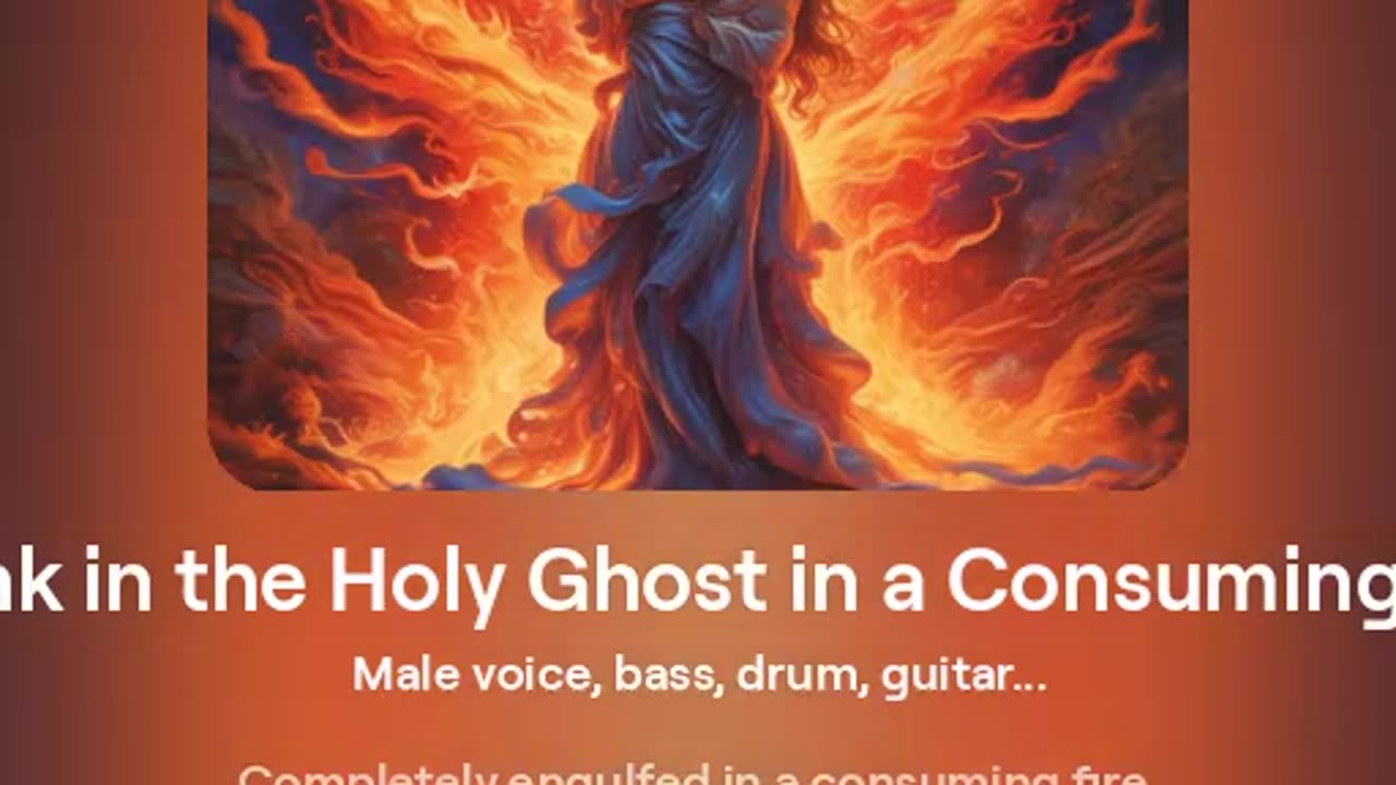 Drunk In The Holy Ghost in a Consuming Fire - song