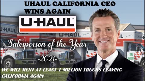 UHAUL CALIFORNIA CEO WINS AGAIN WE WILL RENT AT LEAST 1 MILLION TRUCKS LEAVING CALIFORNIA AGAIN