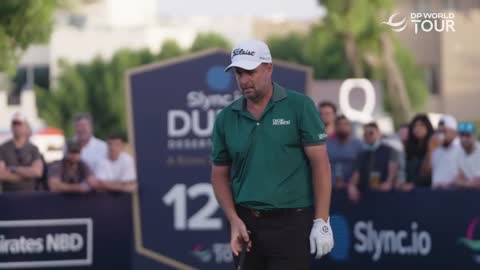 Closing it out_ Viktor Hovland’s final hole of his Slync Dubai Desert Classic win