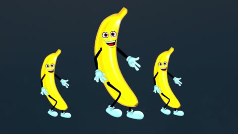 MR BANANA Song - BANANA nursery rhymes for kids