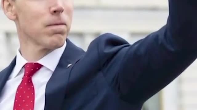 Senator Josh Hawleyalso had to flee.