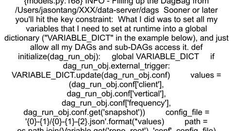 duplicate key value violates unique constraint when adding path variable in airflow dag