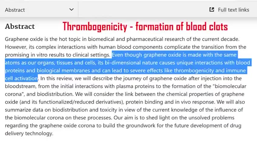( VAX - GRAPHENE OXIDE ) 99% of what's in the shots - DEADLY !!!
