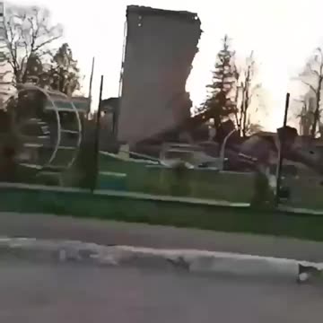 Emotions of a girl who saw her destroyed kindergarten