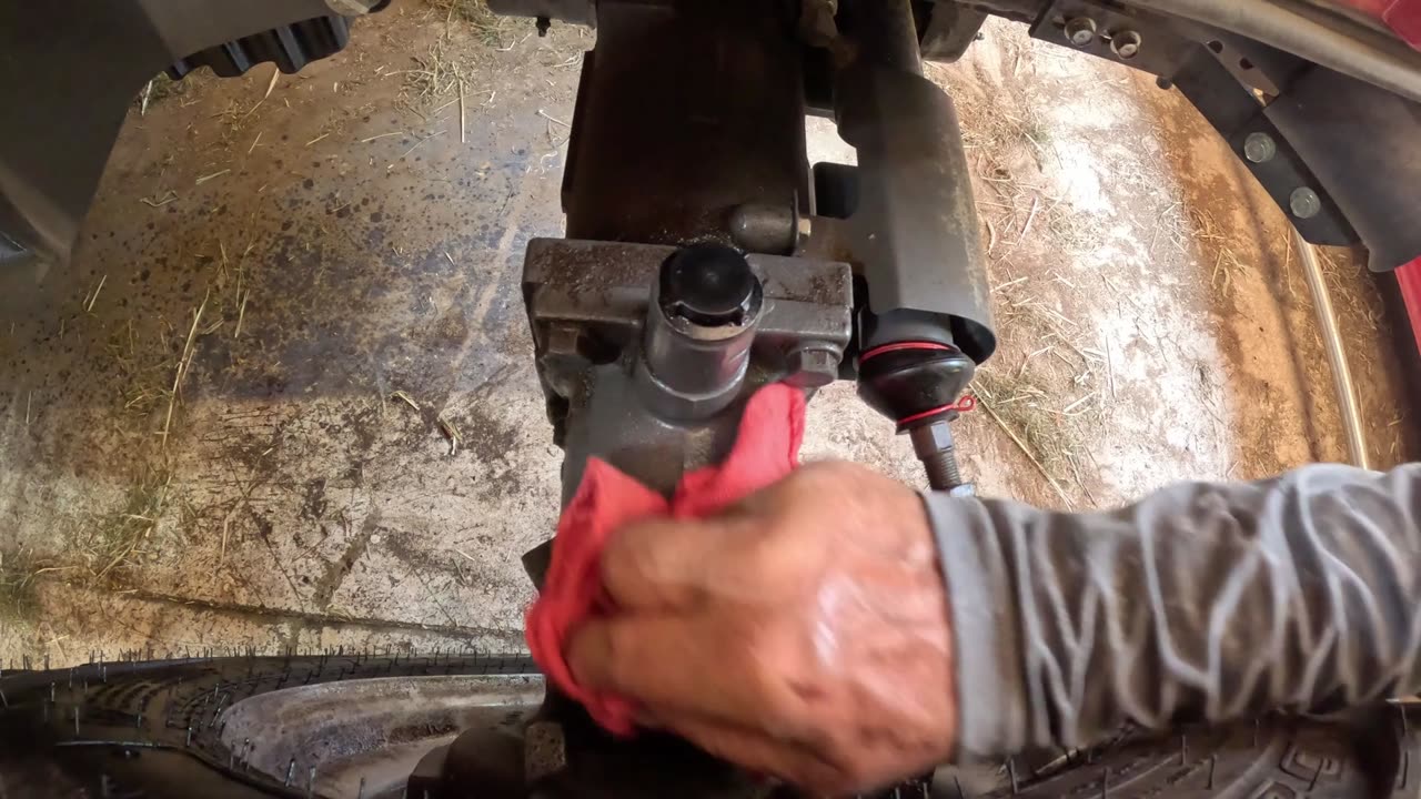 Massey Ferguson R Front Axle Leak Cleanup