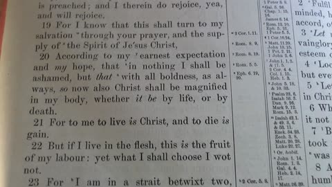 For me to live is Christ and to die is gain.