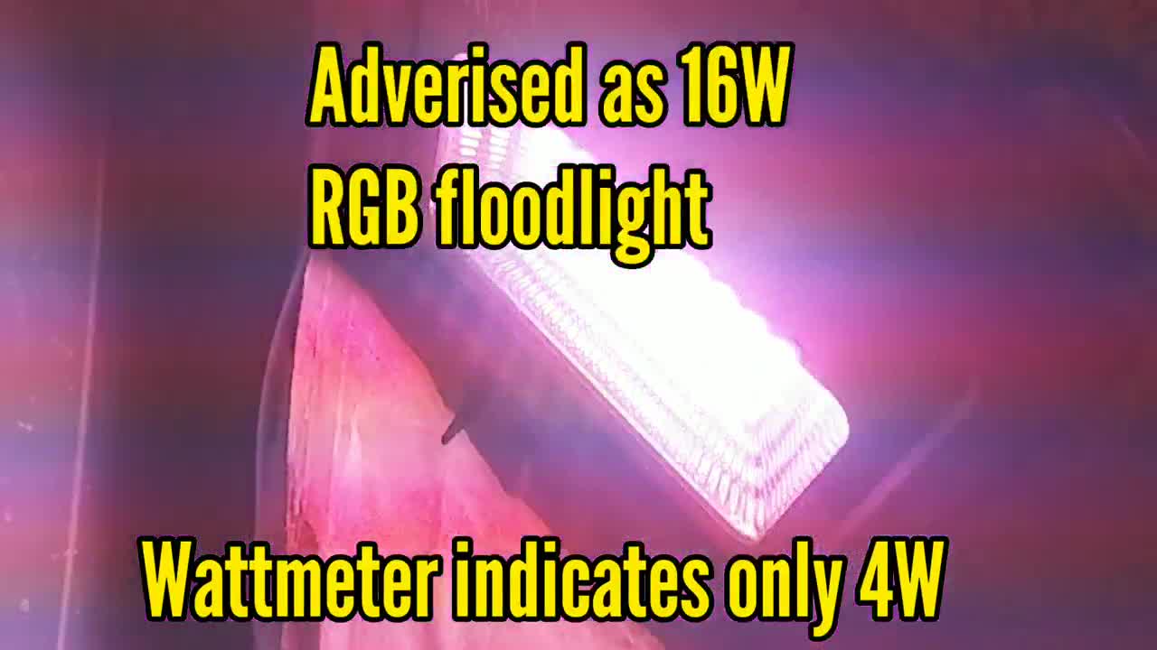 .. Therapy floodlight. Only 4 watts not 16W advertised.