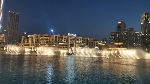 burj khalifa fountain show