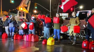 Barred By A Judge From Honking Horns, Ottawa Protestors Get Creative