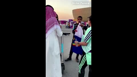 Videos show Brazil rainbow flag dispute at World Cup
