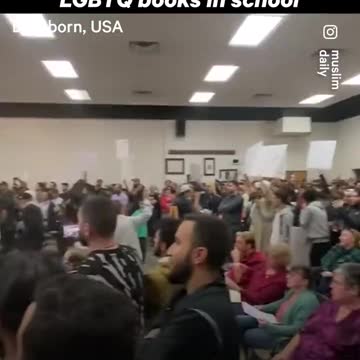 Dearborn: Muslims & Christians protest against their kids being exposed to pornographic LGBTQ books