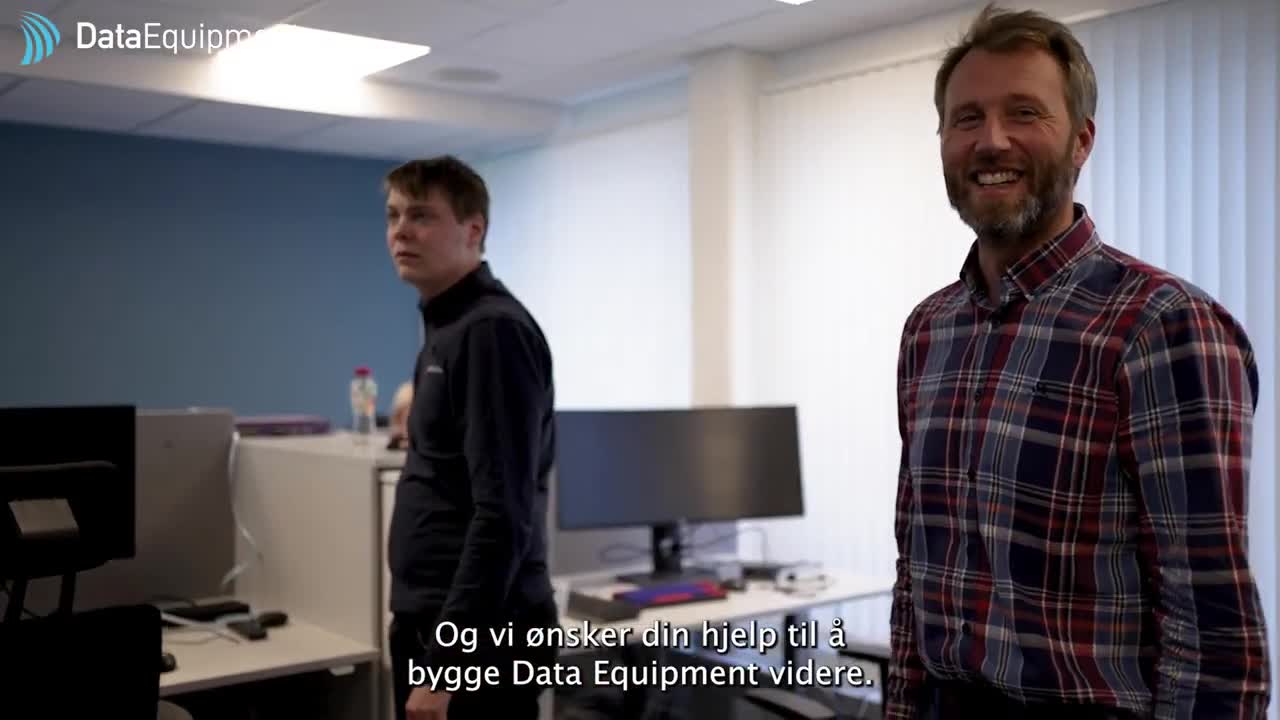 Data Equipment ser alltid etter dyktige mennesker med riktig innstilling