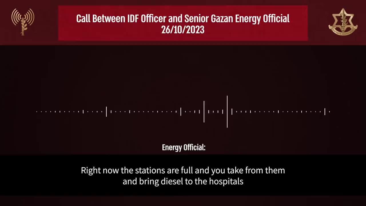 Hamas’ terrorist headquarters under the Shifa hospital is draining the necessitie