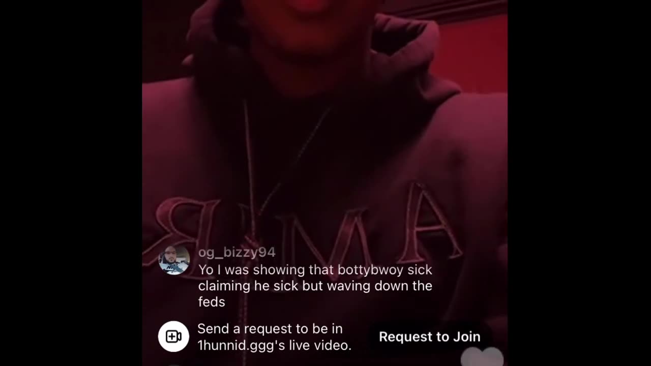 1Hunnid IG live in the studio FLASHBACK