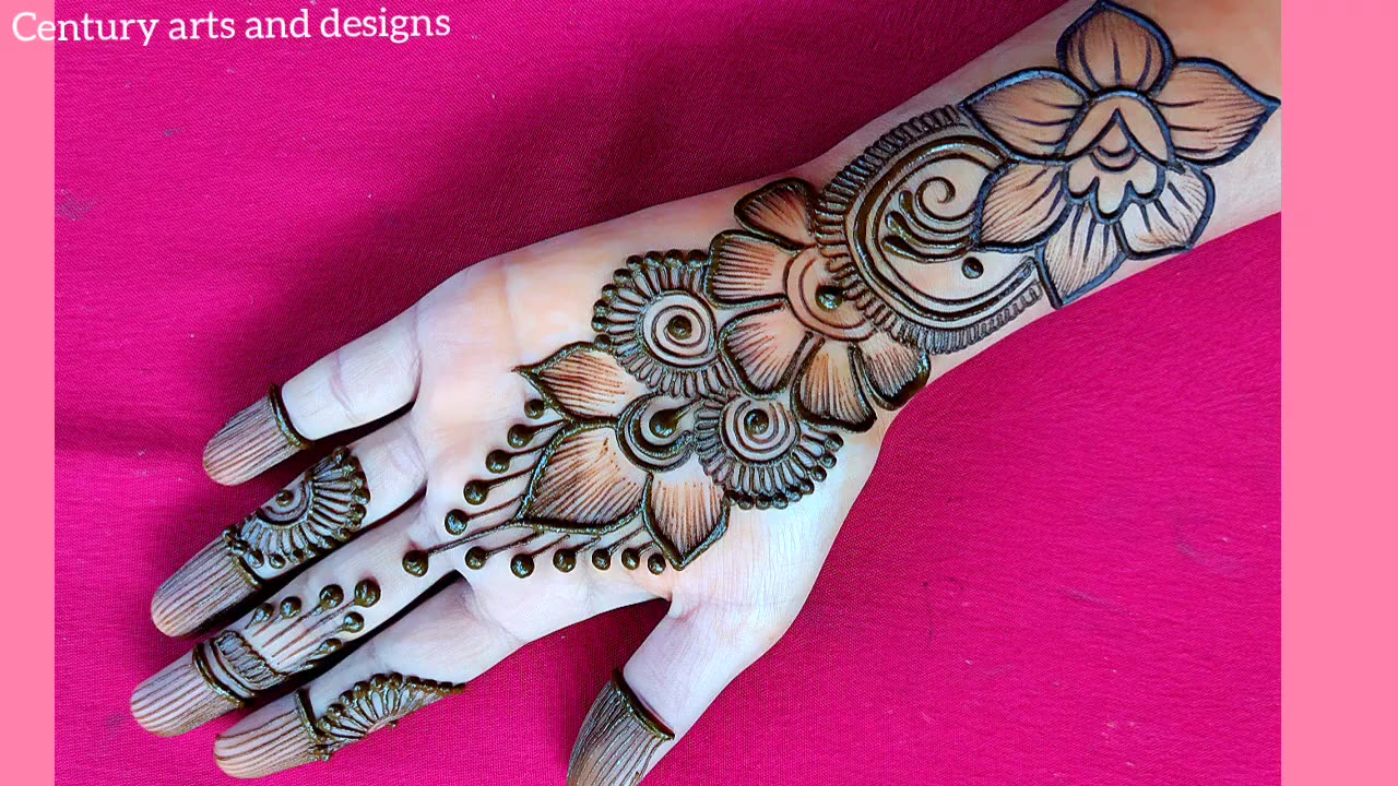 Very beautiful stylish mehndi design - easy mehndi design - mehndi ka design - mehndi design