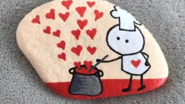 creative and professional stone rock painting ideas for beginners