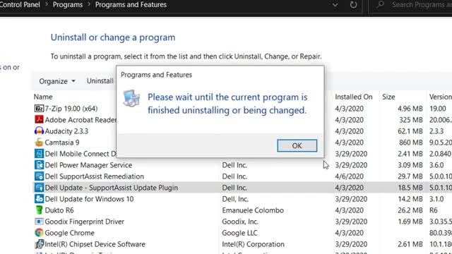 How to Fix _ Please Wait Until The Current Program is Finished Uninstalling or B