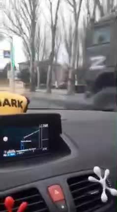 Russian armored vehicles completely occupied Melitopol