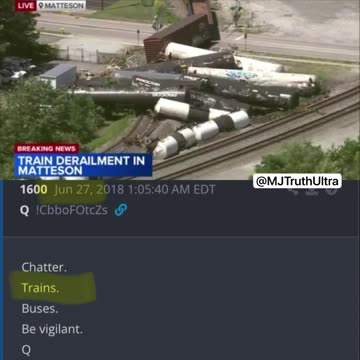 Train derails in Matteson, Illinois Causing Mandatory 'long-term' Evacuations for a Leak