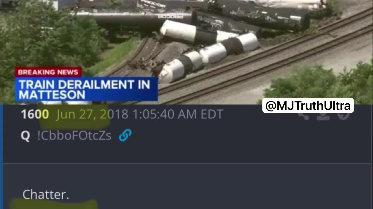 Train derails in Matteson, Illinois Causing Mandatory 'long-term' Evacuations for a Leak