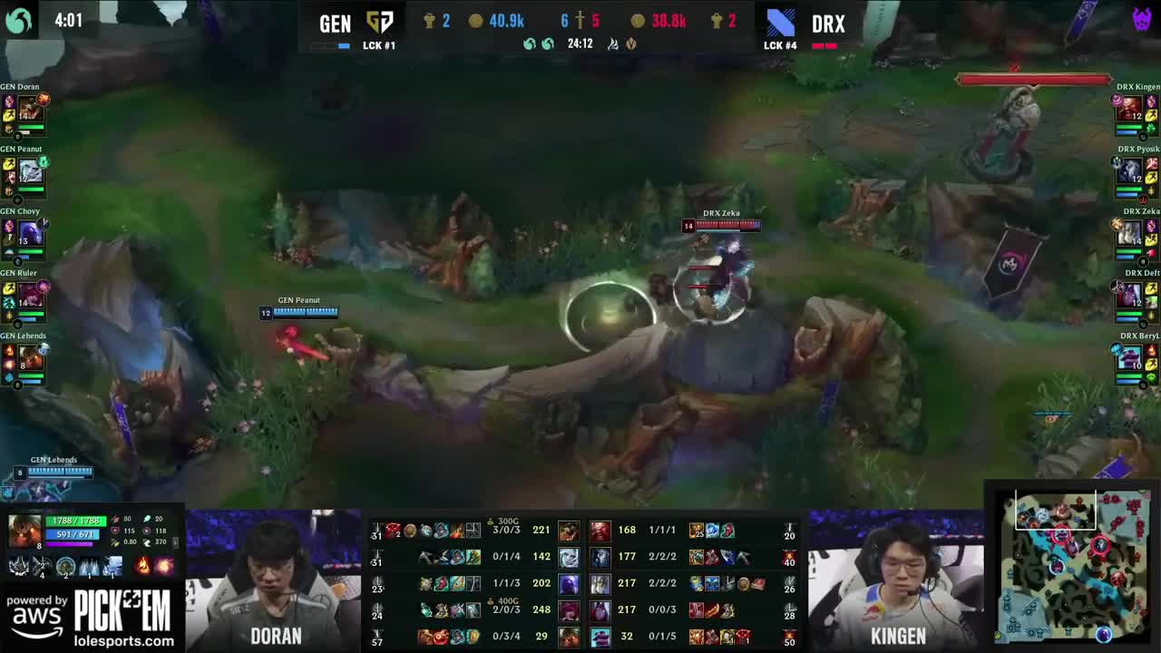 Chovy flashes for no reason vs DRX in game 4