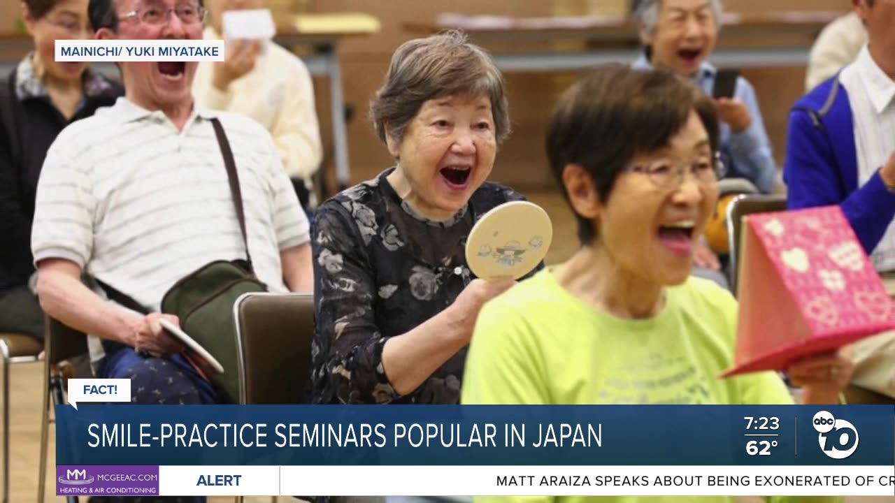 Fact or Fiction: Seminars teaching people in Japan to smile again post COVID?