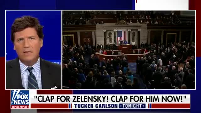 Tucker Carlson: Zelenskyy's Address to Congress Didn't Look Like A Democracy