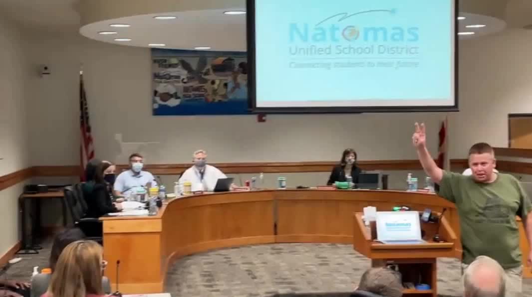 Natomas School Board Meeting After Maoist: Antifa Teacher Exposed: Take your schools back