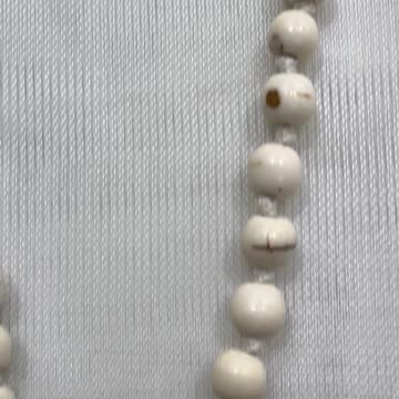 Handmade + Knotting Unique Adjustable Initial Necklace with White Turquoise