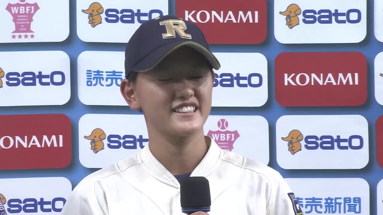 試合前の“研究”が勝因!?イチローから技あり安打の履正社・真砂寧々選手