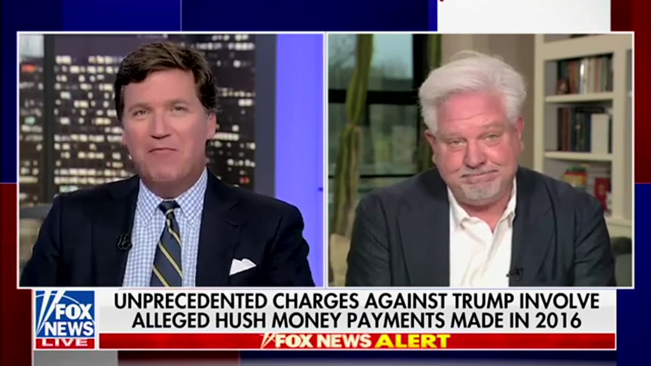 Glenn Beck & Tucker Carlson REACT to Trump's INDICTMENT