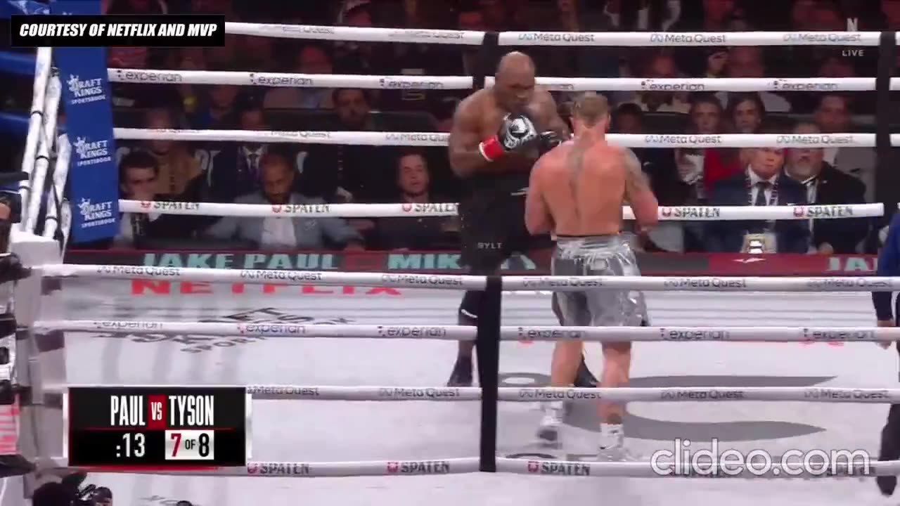 Jake Paul vs. Mike Tyson FIGHT HIGHLIGHTS