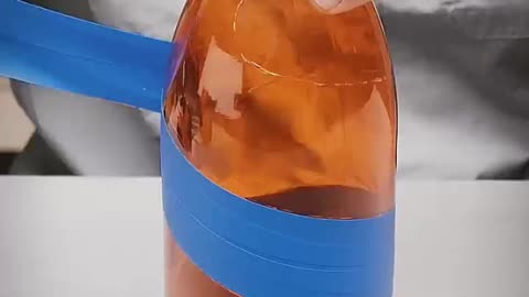 How to cut a glass bottle spiral