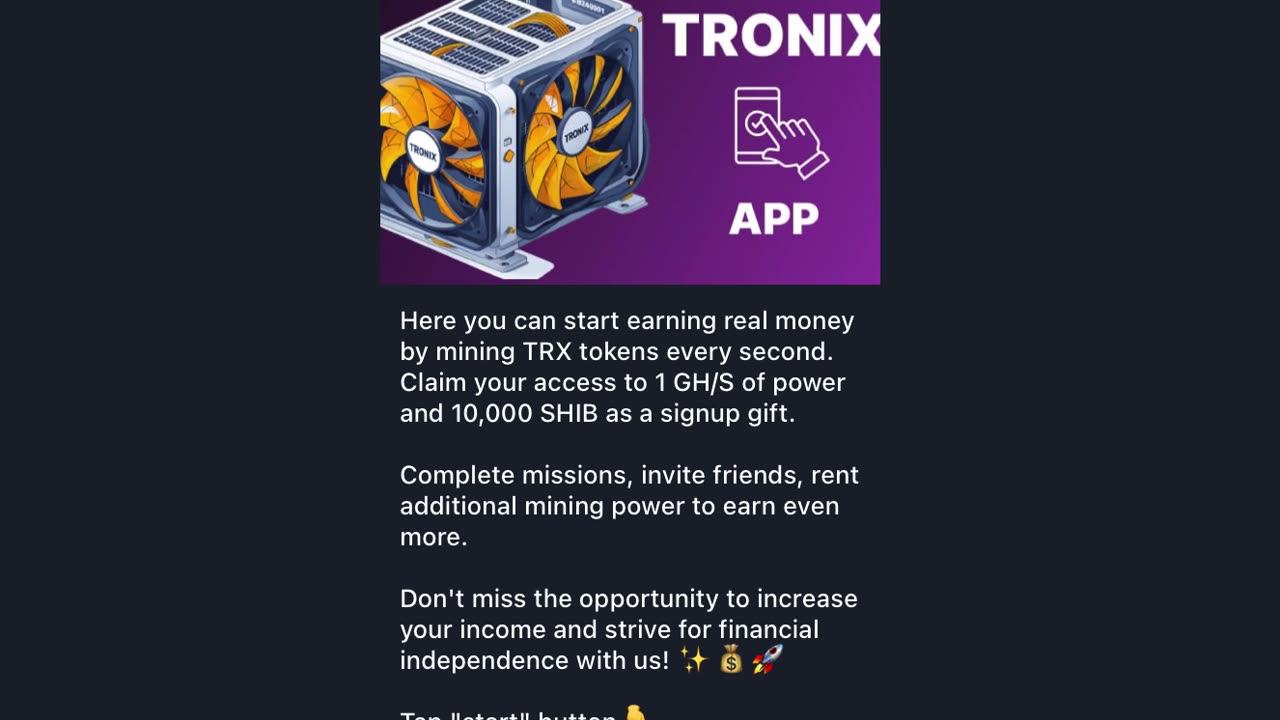 Mining Crypto TRX Free