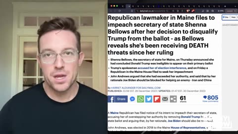 Maine Secretary of State Who REMOVED Trump From Ballot Getting IMPEACHED | Eff Around And FIND Out