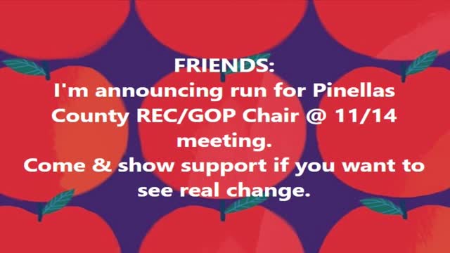 Vote Cathi Chamberlain REC Chairwoman.