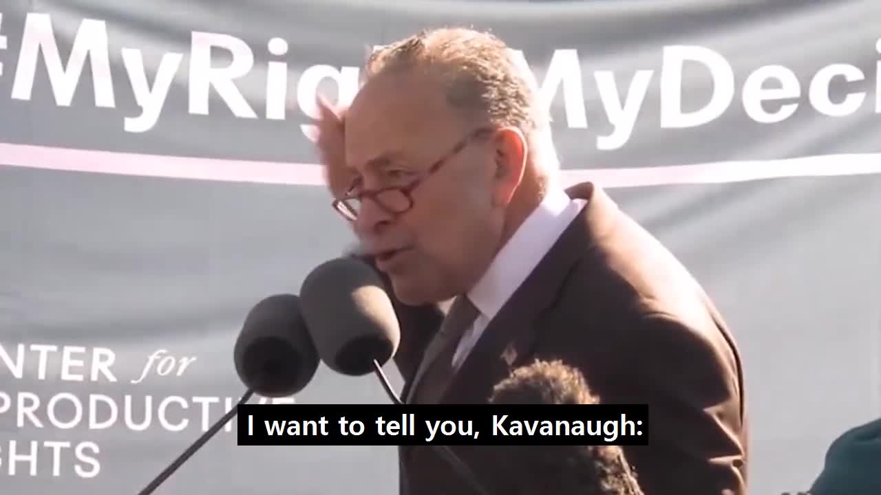 Flashback to Chuck Schumer: I want to tell you Kavanaugh, you will pay the price