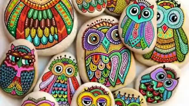 DIY new rock craft unique pebble painting ideas