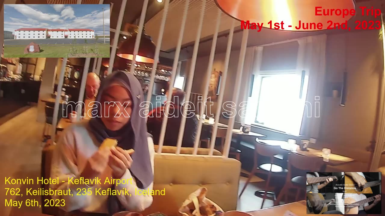 May 6th, 2023 01c Breakfast at Konvin Hotel - Keflavik Airport, Iceland