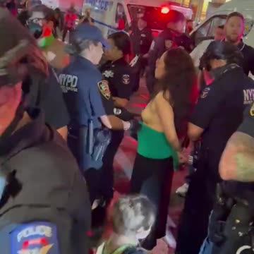 NYPD arrest pro abortion activists