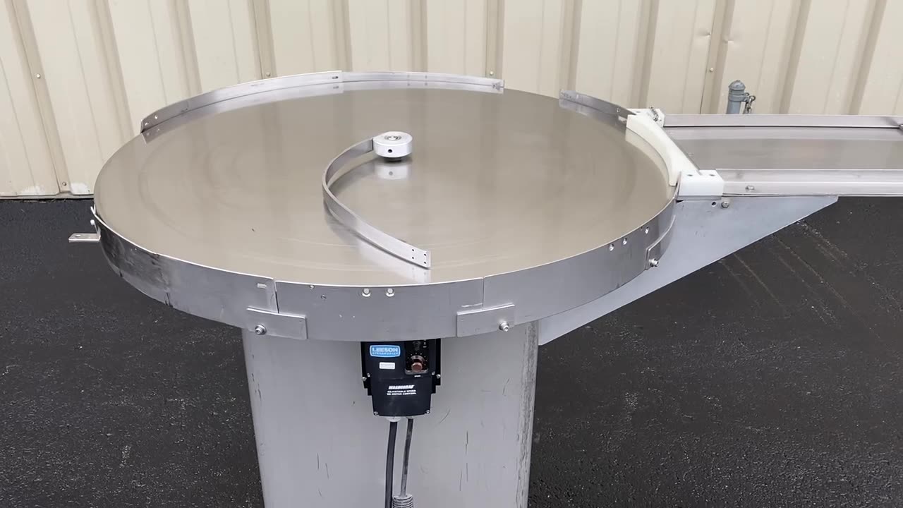 Cozzoli 42-Inch Rotary Unscrambler Feed Table