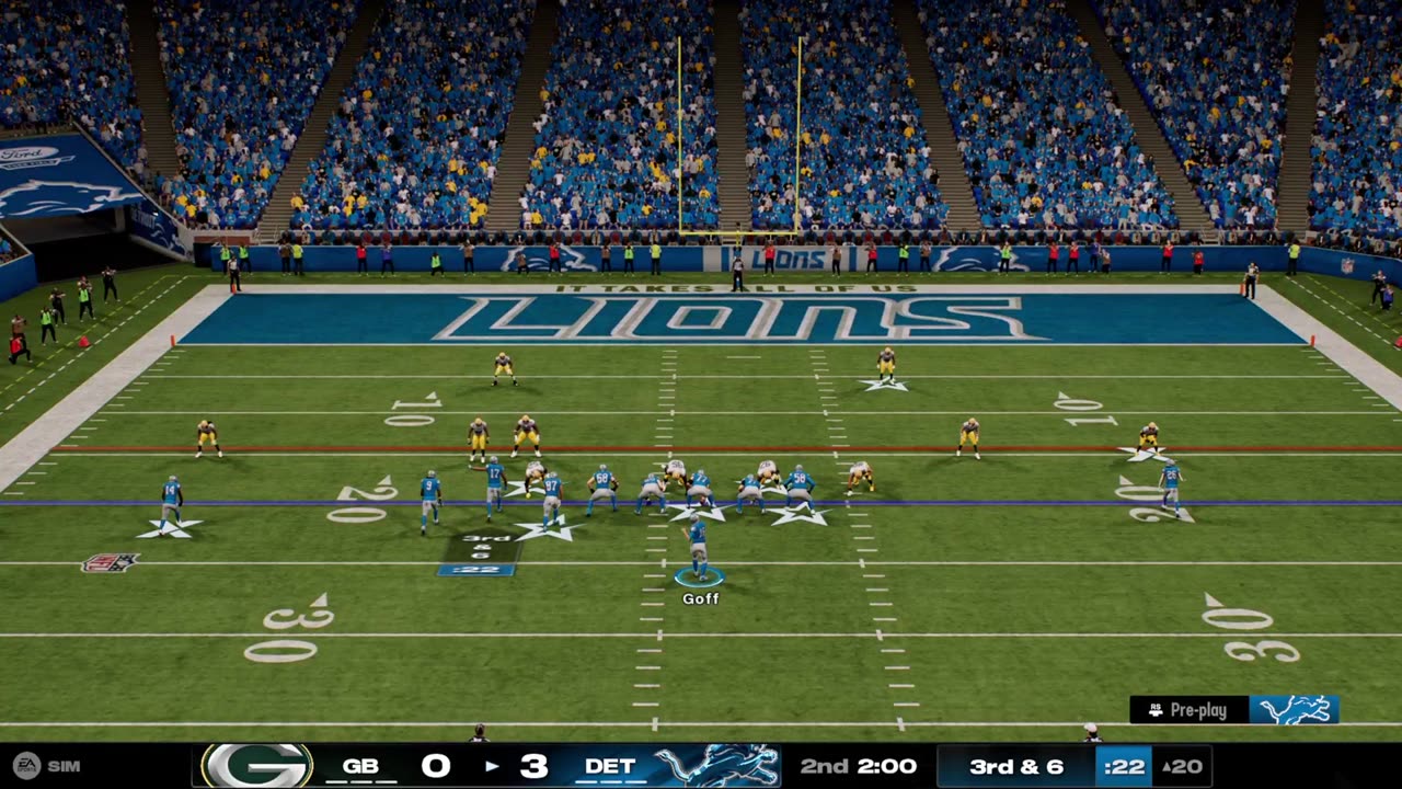 Thursday Night Football on Prime - Packers @ Lions - Madden NFL 25