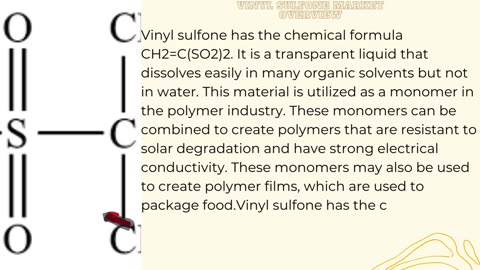 Vinyl Sulfone Market - Global Industry Analysis, Size, Share, Growth Opportunities