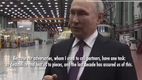 Putin: For the West, Ukraine is about geopolitics