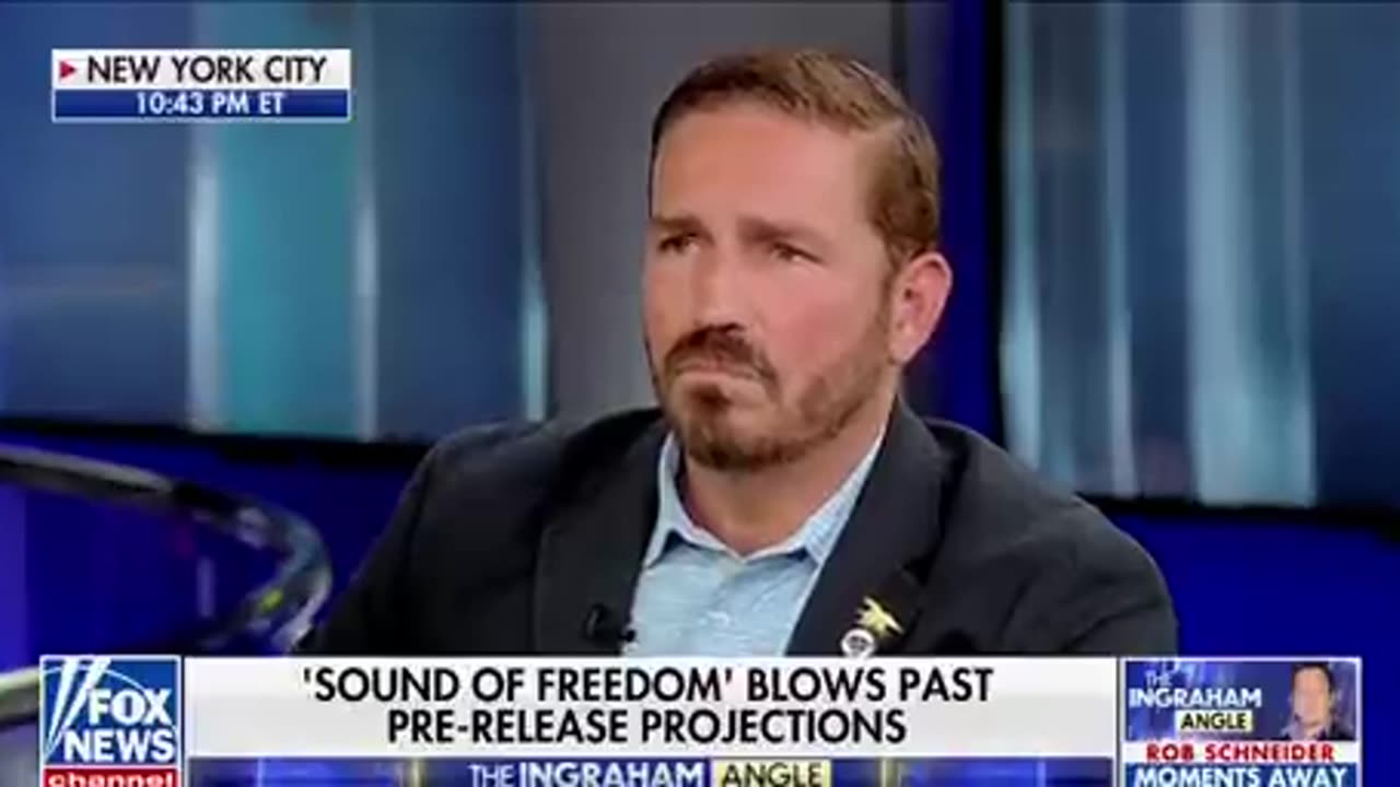 Jim Caveizal interviewed on Fox News about Sound Of Freedom
