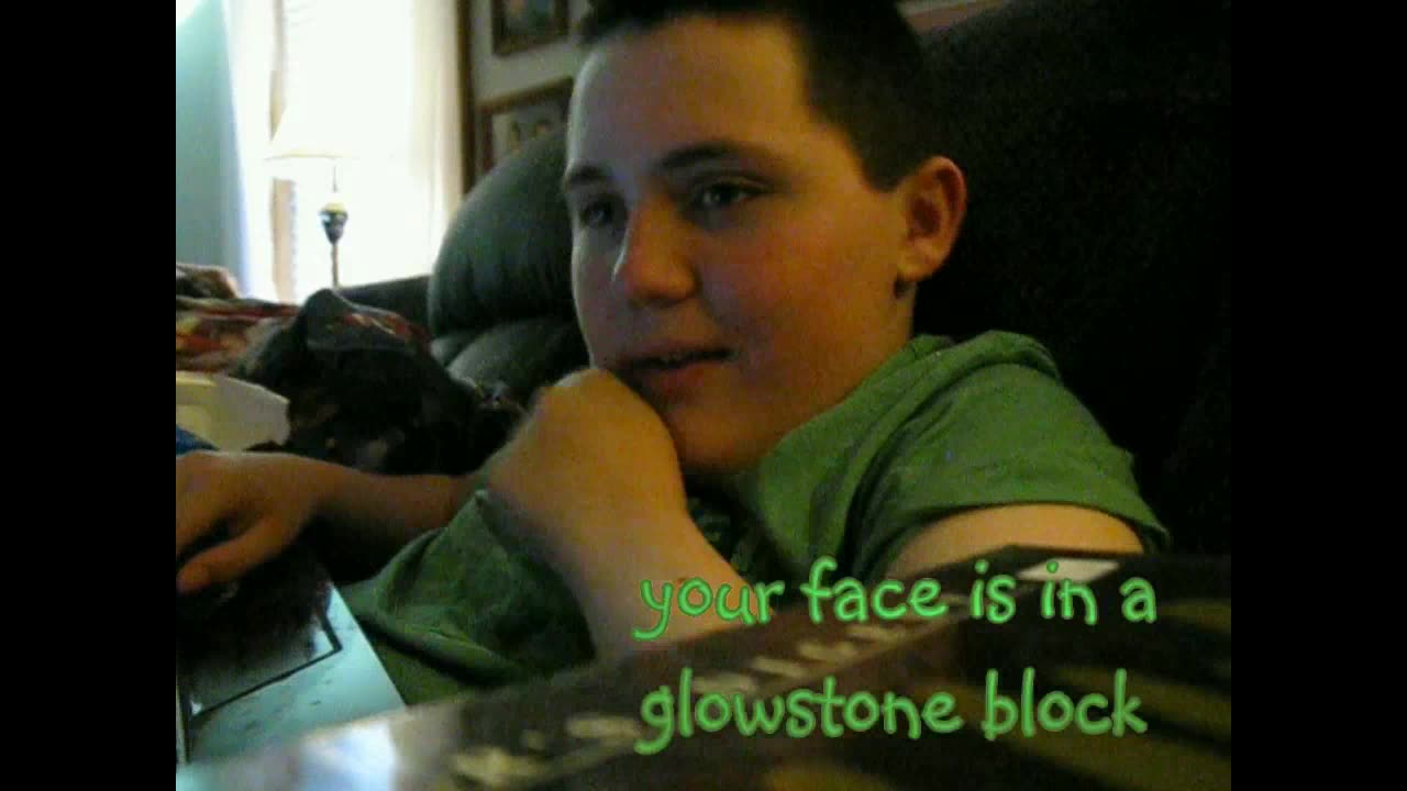 Austin Gives Grandma A Minecraft Lesson